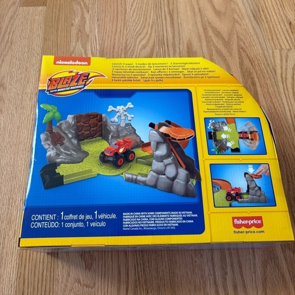 Fisher-Price Nickelodeon Blaze Slam & Soar Blaze - Action Packed Race Track NEW - Picture 4 of 4